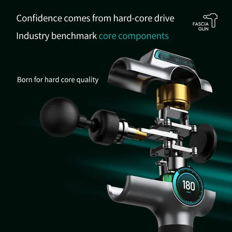 99 Speed Professional Muscle Massage Gun Massager for Neck and Back Massage Instrument Dropshipping Fitness Equipment - Lift Fuel